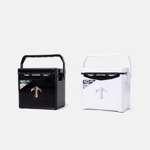 [토닉] 아이스박스 쿨러백 보냉가방 낚시용 기포걸이 살림통 10L 18L 22L, 화이트, 용량10L, 토닉 아이스박스10L 화이트