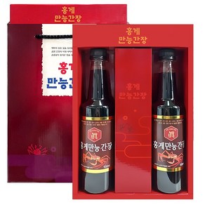 홍게 만능간장 500ml 2p선물세트 /단체선물 답례품 설 명절선물/ 만능간장, 2개