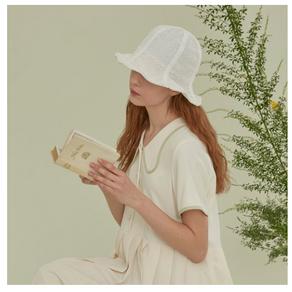 고코리 OLIVE EMBROIDERY HAT 튤립햇