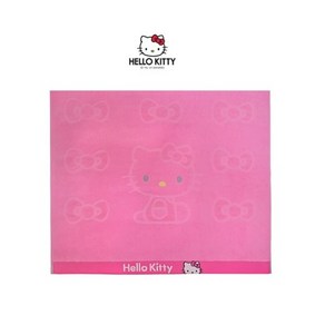 [Hello Kitty] 헬로키티 키티리본 바스타올_380g 70x130cm, OW, 1개