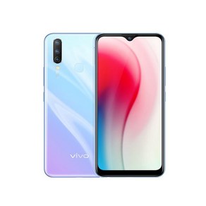 Vivo Y17 4G 스마트폰 글로벌 펌웨어 안드로이드 MediaTek MT6765 6.35 인치 화면 얼굴 및 지문 ID 4GB, 64GB, 01 Blue