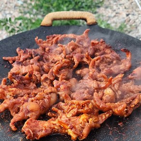 국산 매운 양념닭발 무뼈닭발 뼈없는 매운닭발 정마니몰 닭발, 1개, 500g