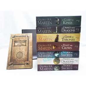 [드림창고] [AR 5점대 추천원서] 왕좌의게임 원서 Game of Thrones 7권 전집 Song of Ice and Fire 시리즈 보너스 지도 포함 세트