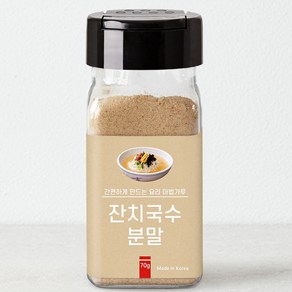 바른미각 잔치국수 분말, 70g, 1개