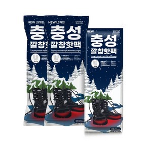 충성 NEW 깔창형 발난로 핫팩 대형 90g 5p, 4개