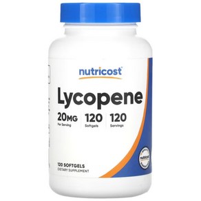 뉴트리코스트 리코펜 Lycopene 20mg 120소프트젤, 1개, 120정