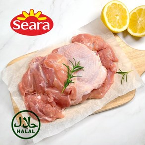 시에라 HALAL 닭정육 뼈없는 순살 닭다리살, 2개, 2kg(1개)