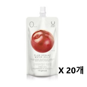 딜라이트 프로젝트 곤약워터젤리 170g 자두맛 20개