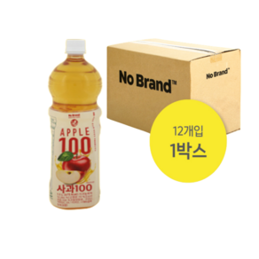 노브랜드 사과주스 1.5L 12입 1박스 사과과즙 100%