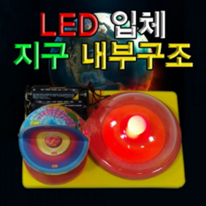 LED 입체 지구내부구조만들기(1인용/5인용), 1인용