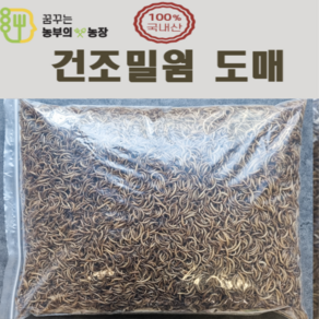 대용량 건조밀웜 도매 100% 국내산 500g, 1개