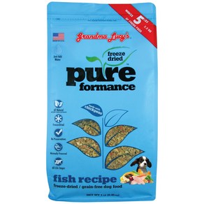 Gandma Lucy's Puefomance Feeze-Died Dog Food F Gandma Lucy's Puefomance 동결 건조 개 사료 생선 1 l, 파란색, 1파운드(1팩), 1개, 1개, 948.01g, 1 Pound (Pack of, 453.59g