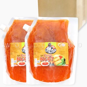 옹차바 스위트 칠리소스 2.4KG Sweet chilli sauce chua ngot 대용량 업소용소스, 6개