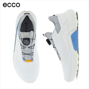 [ECCO] 남성골프화 M GOLF BIOM H4 BOA / 에코 바이옴 H4 보아 / 화이트_레트로 블루 108504-55569