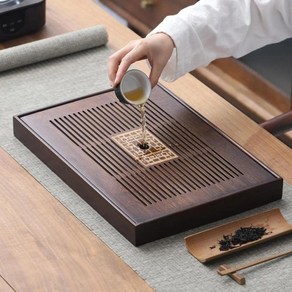 중국 대나무 차 트레이 서빙 보관, 기본, 1개