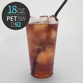 [박스] PET 18온스 92파이 SW 투명컵 1000개