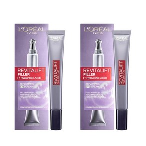 (영국직배) 로레알 리바이탈리프트 필러 리뉴 아이크림 15ml 2팩 L'Oéal Pais Revitalift Fille Renew Eye Ceam, 2개