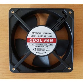 AC FAN 쿨링팬 팬모터 냉각팬 쿨러 슬리브타입 볼베어링 악세사리 120x25mm 120X38mm A1225A2HBT A1225A2HST A12038A2HST A1238HA2BT, A1225(볼베어링타입), 1개