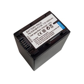 NP-FV100 소니 캠코더 대용량 호환배터리 CX300 CX280 CX350 CX330 CX520 ~, 1개