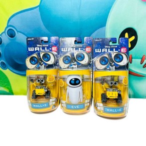 월이 이브 월E 피규어 3종, WALL-E 디스트레스드 버전 6.5CM, 1개