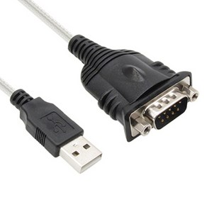 [강원전자] USB-A 2.0 to RS232 변환케이블 KW-725 [0.45m], 1개