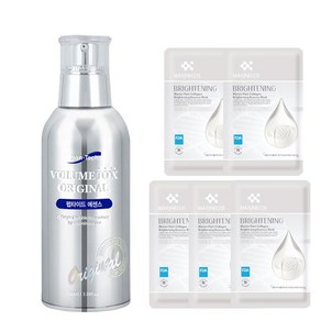 [본사 정품 단독] 신형 파이온텍 볼륨톡스 오리지널 펩타이드 에센스(100ml)+수분폭탄 아쿠아탱크 마스크팩 5매 단독 한정 증정!, 1개, 100ml