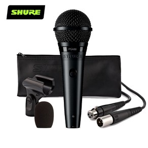 [슈어정품] 정품 슈어 SHURE PGA-58 보컬용 유선마이크 다이나믹마이크 마이크커버+케이블