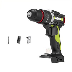 웍스 WU361 컴팩트 충전 해머 드릴 드라이버 2.0Ah 20V WORX 전동 공구 가정용 DIY, 1세트, 본품(배터리없음)