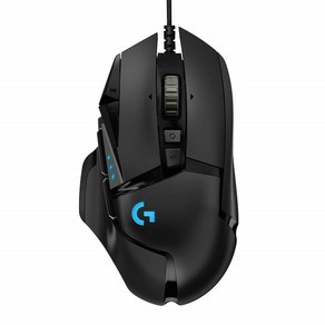 로지텍 G502 HERO RGB 게이밍 마우스 벌크, 블랙, M-U0047