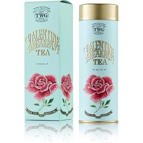 TWG Tea 홍차 발렌타인 브렉퍼스트 티 루스 리프 블랙티 100g, 1개, 1개입