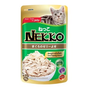 네코 NEKKO 젤리 참치 토핑 사사미 70g 12ea(소), 12개