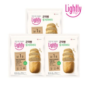 라이틀리 곤약빵쌀치아바타 240g(60g 4입) x 3봉, 3개, 240g