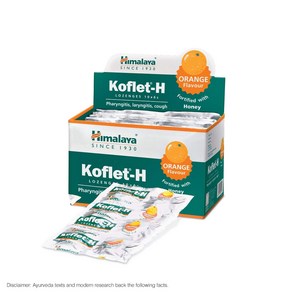 히말라야 Himalaya Koflet 코플렛 H 사탕 - 6개 (오렌지)