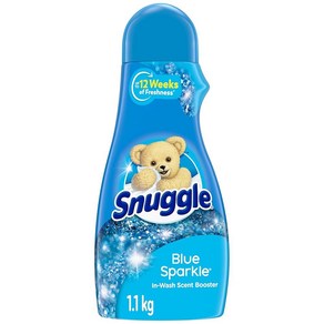 Snuggle In Wash 향기 부스터 블루 스파클 1.1kg(46온스), Snuggle In Wash 향기 부스터, 블루 스파클, 1개