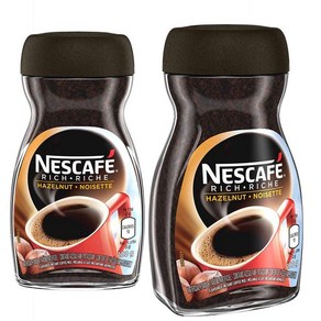 Hazelnut NESCAFÉ Rich Hazelnut Instant Coffee 100g Ja 헤이즐넛 NESCAFE 리치 헤이즐넛 인스턴트 커피 100g 병  2, 2개