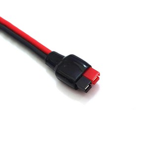 엔더슨커넥터 싱글 30A 12G 배터리 충전 커넥터 단자 소켓 플러그 전원커넥터, 커넥터2개(고무커버1개포함), 1개