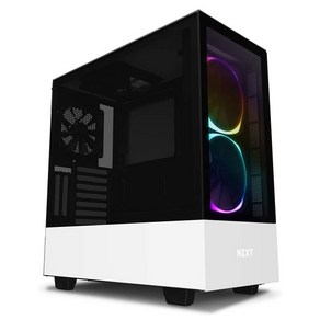 NZXT H510 Elite 미들타워 컴퓨터 케이스 화이트 CA-H510E-W1 / H510 Elite Mid Towe Case, 1개