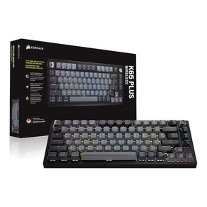 [커세어] K65 RGB PLUS 75% 리니어 KR 무선 블루투스 게이밍 다이얼 키보드