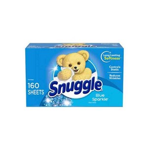 Snuggle 스너글 드라이시트 건조기시트 블루스파클 6종, 160매, 1개