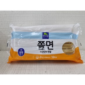 (냉동) 면사랑 쫄면 2kg 쫄깃쫄깃 탱글탱글 분식, 1개