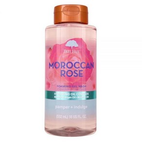 Tee Hut Mooccan Rose 너리싱 & 모이스처라이징 포밍 젤 워시 532.3ml(18온스) 하이드레이팅, 파인애플