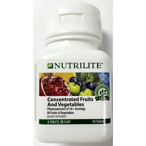 Nutrilite 뉴트리라이트 농축 과일 및 채소 60정