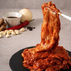 정담앤쿡 춘천식 양념 닭갈비 냉장 당일생산 국내산 닭다리살, 2개, 400g