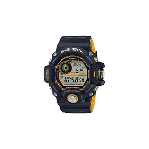 지샥 카시오 손목시계 RANGEMAN 전파솔라 GW9400YJ1JF 남성 블랙×옐로우