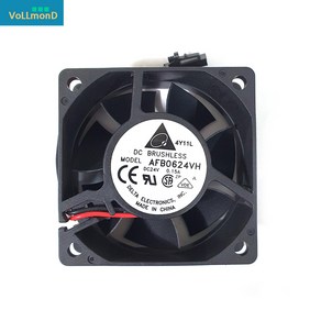 DELTA/DC FAN 24V/60mm/AFB0624VH/펜/팬/쿨링/델타, 1개