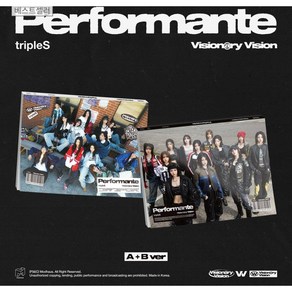 [CD] tipleS (트리플에스) - 정규앨범 : Visionay Vision＜Pefomante＞[B ve.] : 72p 북클릿 + 더블 클래스 ...