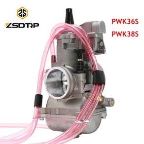 ZSDTRP KEIHIN PWK 36S 38S 250CC 300CC 모터용 쿼드 벤트 에어 스트라이커 카뷰레터 짧은 바디, 1개