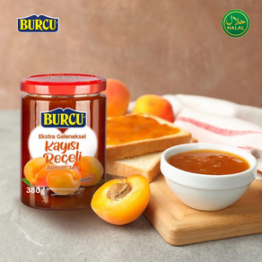 Burcu Traditional Apricot Jam Delicious and Natural Spread 부르추 전통 방식 살구 잼 맛있고 자연스러운 스프레드