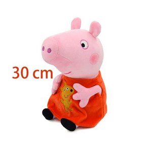 Peppa Pig Geoge 봉제 인형 PP 면 돼지 엄마 아빠 모델 장난감 애니메이션 피규어 어린이 생일 선물 30cm, [05] 무배 Peppa pig