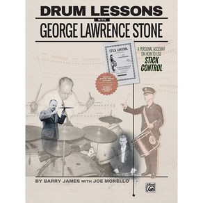 Dum Lessons with Geoge Lawence Stone (Stick Contol) 조지 로렌스 스톤 드럼 레슨 (스틱 컨트롤 부교재) Alfed 알프레드